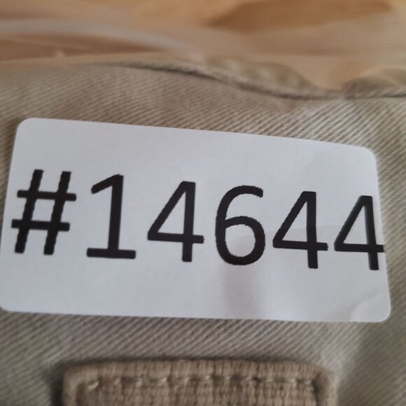 Old Navy Pants Men 36x32 Tan Loose Cargo Pockets 100% Cotton Canvas - Picture 12 of 12